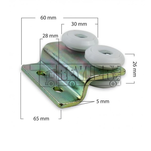 4 Tekerli Perde Makarası