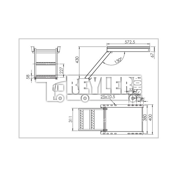 Arka Merdiven (2 Basamaklı)