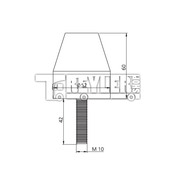 Büyük Civatalı Armut Takoz