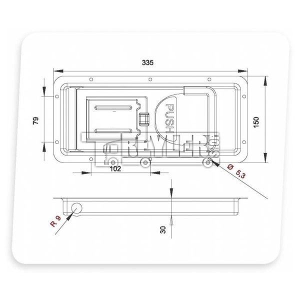 Büyük Gömme Kilit (Q16)