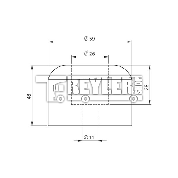 Delikli Lastik Takoz