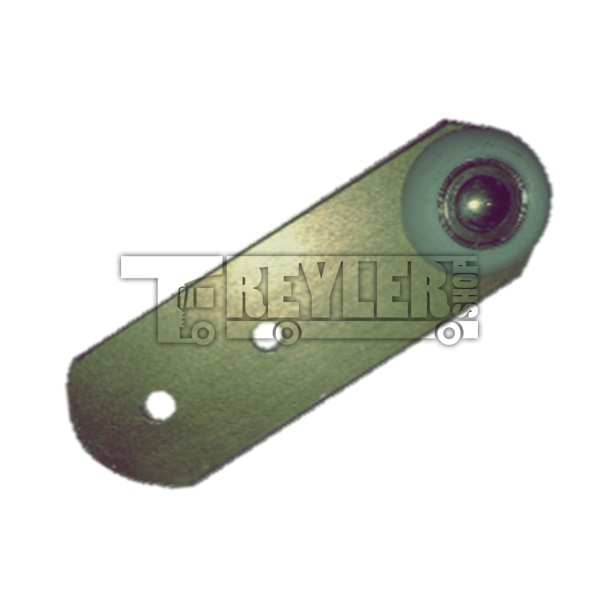 Düz Plastik Tekerli Perde Makarası