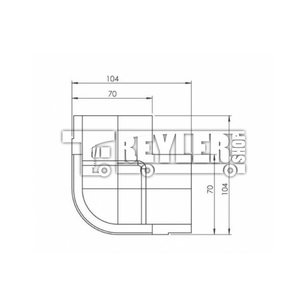 Köşe Tası Küçük