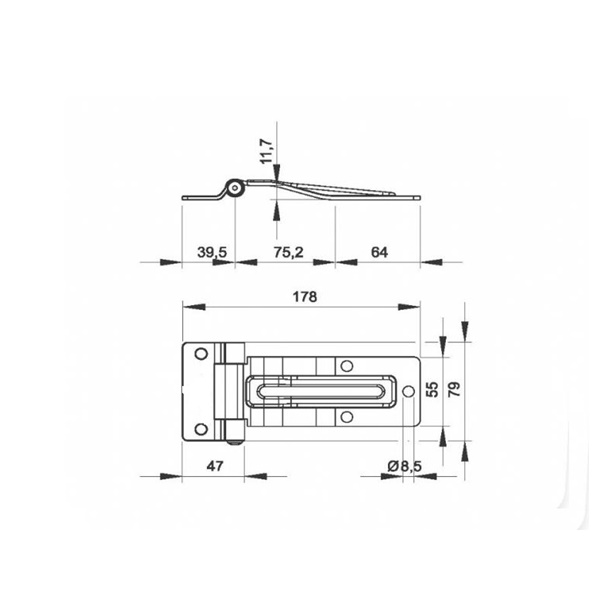 Küçük Yan Kapı Menteşesi