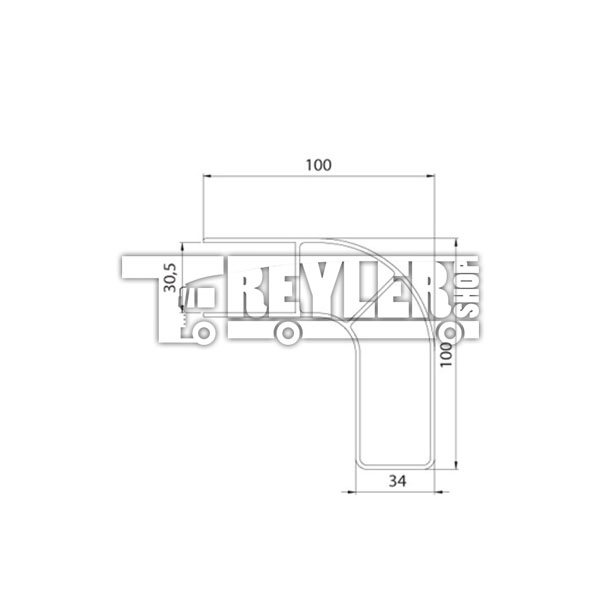 Oval Bisikletlik Başlığı(Alüminyum)