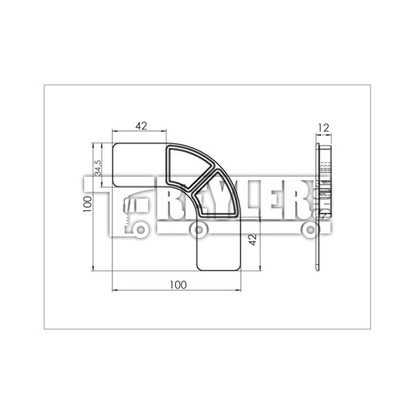 Oval Bisikletlik Başlığı(Plastik)