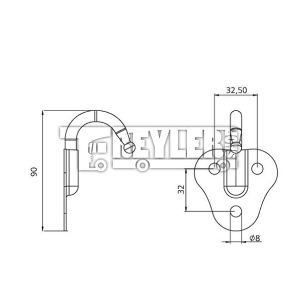 Saclı Kanca (8mm-10mm-12mm-14mm)