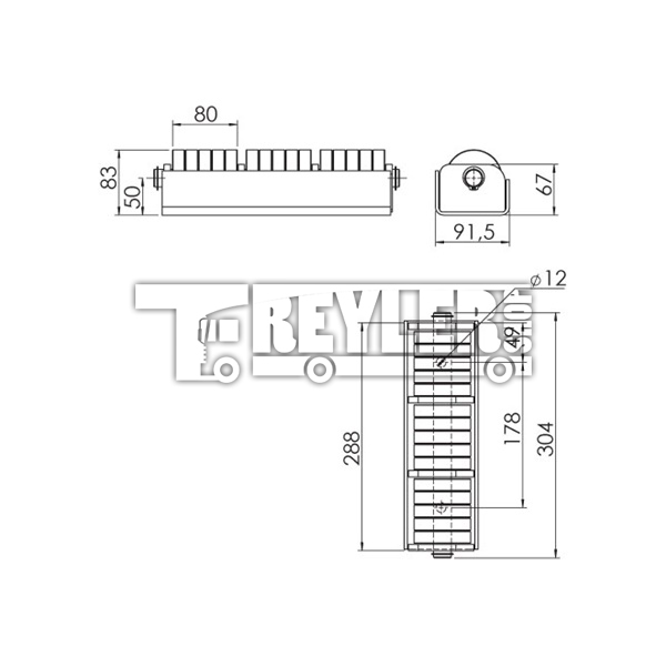 Üçlü Küçük Dönerli Takoz 