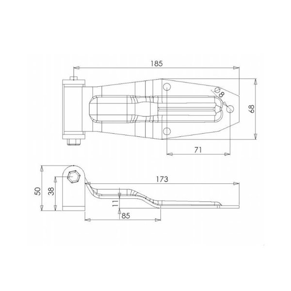 Yan Kapı Menteşesi